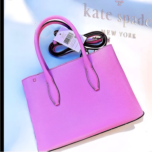 Kate Spade Eva Small Top Zip Satchel – Limited Edition Purple Mauve, NWT - Picture 3 of 16